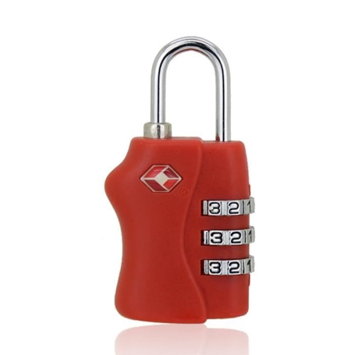 Tiardey Lot De 2 Serrures à Combinaison TSA Pour Bagages - Cadenas Douaniers Sûrs Et Résistants Pour Voyages Internationaux