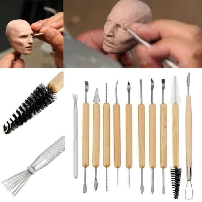 Set D'outils Sculpture/modelage Aurifex 10 Pièces - Acier, Pour Cire Fine, Dans Boîte