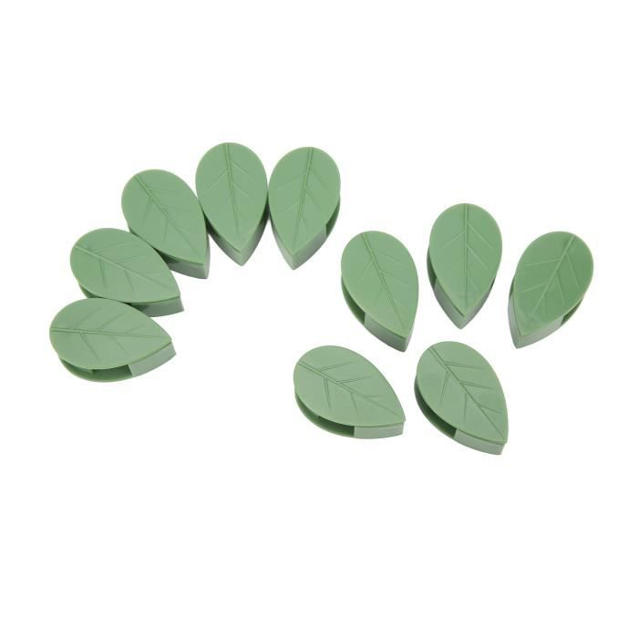 100 Clips Pour Plantes Grimpantes - Fixation Murale Verte - Pour Vignes, Plantes D'intérieur Et Extérieur