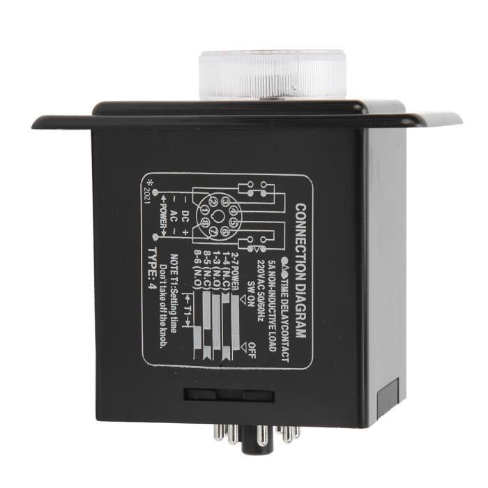 Disjoncteur Minuterie TM610C 220V - Programmateur 24h Haute Précision 15 Min, Rail DIN, Pour Éclairage Public, Chauffe-eau, Pub, Irrigation Automatique