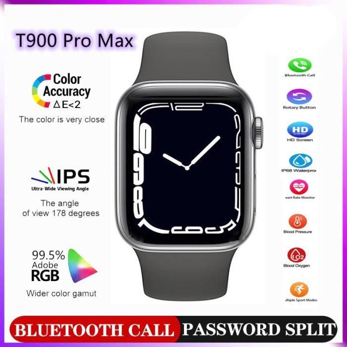 T900 Pro Max montre intelligente série avec deux boutons hommes