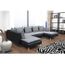 Canapé Dangle Conv U Nano Gris Noir Angle Gauche Achat