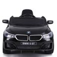 Voiture electrique BMW 6GT pour enfant 12V - Prise UK - Noir-1