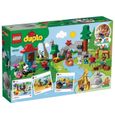 LEGO® 10907 DUPLO Les Animaux du Monde Jouet Éducatif pour Enfant de 2 - 5 ans incluant des figurines, un Avion et 15 Animaux Duplo-1