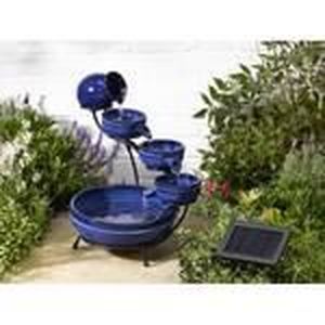 Velda autonomes d/'eau jardin fonction affichage fontaine extérieur cascade patio