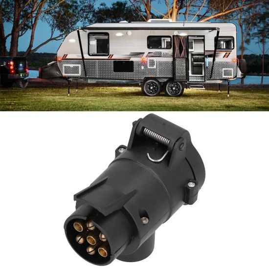 Adaptateur de fiche 7 à 13 broches - Système de portage Van 'n Bike pour  camping-cars