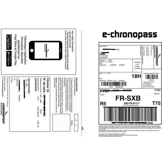 500 Feuilles A4 Etiquette Expedition Colissimo Chronopost Ups Achat Vente Etiquette Classement 500 Feuilles A4 Etiquette Expe Cdiscount