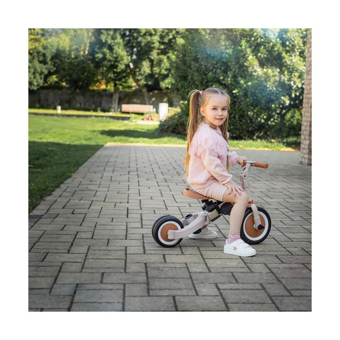 PETITE&MARS - Tricycle évolutif 5 en 1 TURBO PLUS Sable désertique