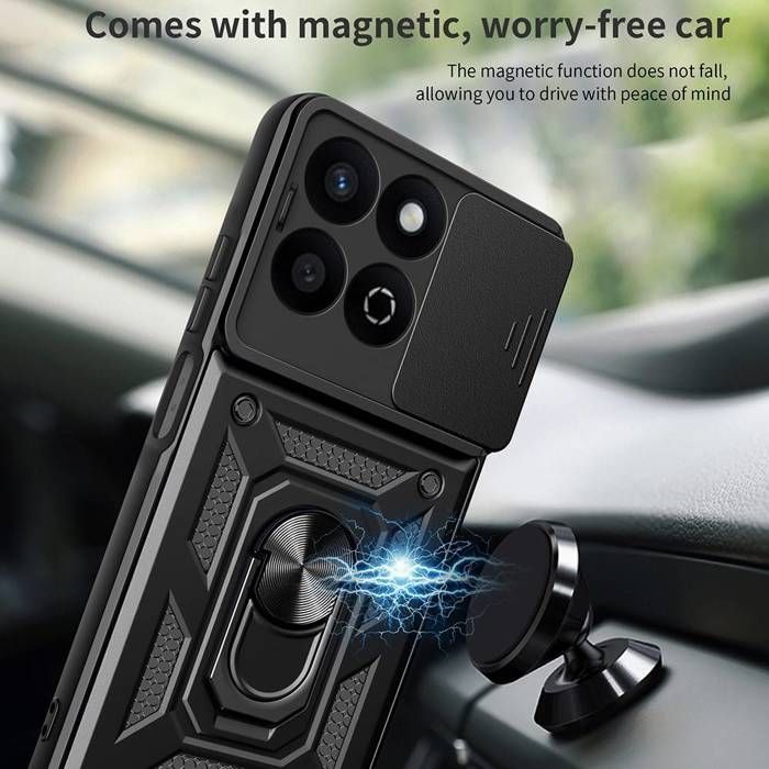 Galaxy S22 Ultra 5G Coque De Protection Antichoc De Qualité Militaire Avec Anneau Métallique