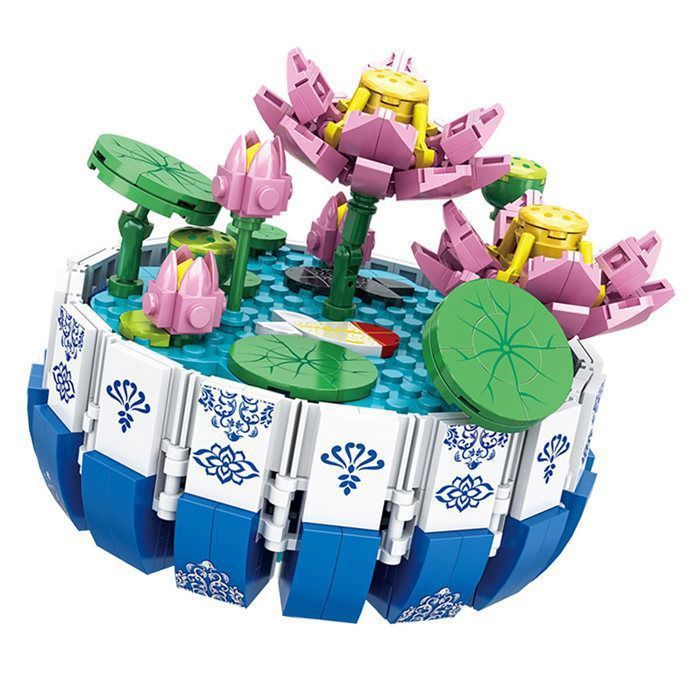 Blocs de Construction Floraux - Garosa - Kit d'Assemblage Fleur ...