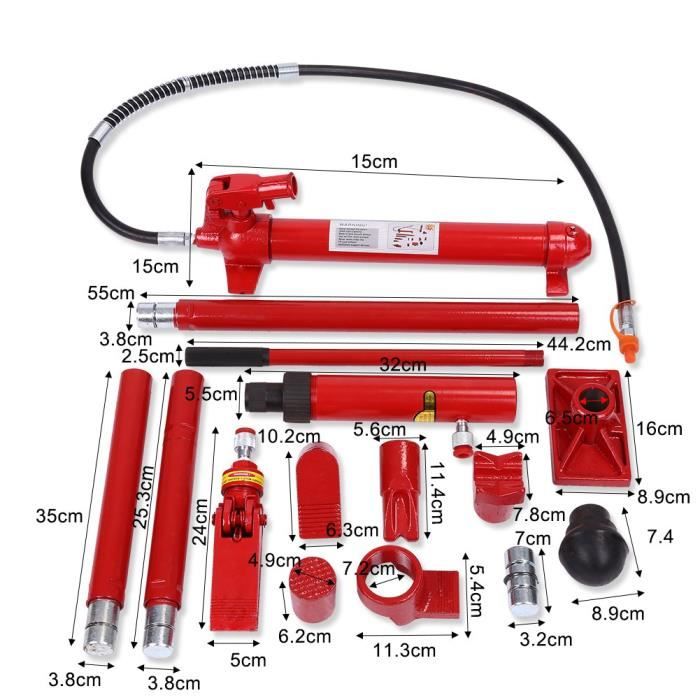 Kit De 5 Joints D'étanchéité Pour Cric Hydraulique 3 Tonnes - Remplacement Facile, Conception Ouverte