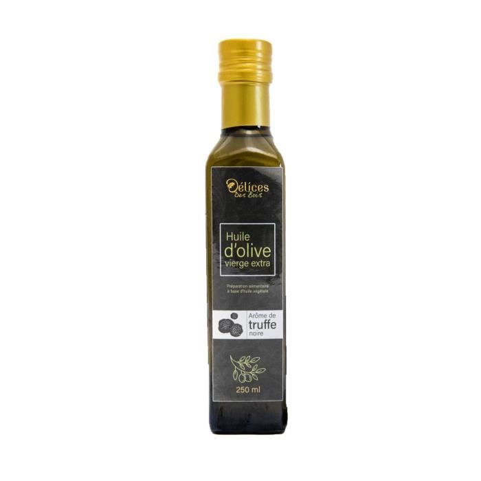 Délices des Bois - Lot 3x Huile d'olive à l'arôme de truffe noire -  Bouteille 250ml - Cdiscount Au quotidien