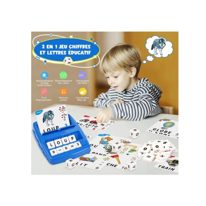 Jeux Enfant 2-4 Ans,Puzzle Alphabet,Apprendre Couleurs Lire et