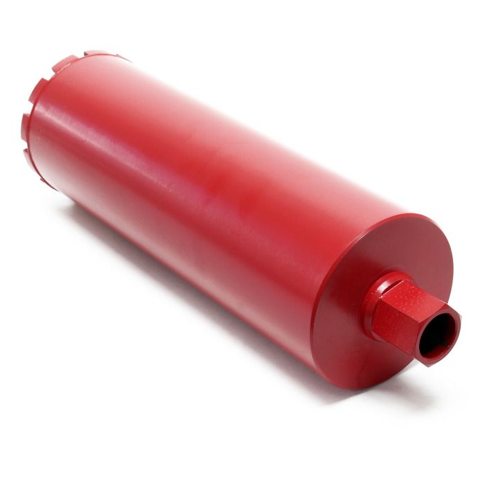 Couronne De Forage Diamantée Pour Carotteuses Avec Turbo De 10 Mm D'épaisseur, L 460 Mm | 172 Mm | 1 ¼" UNC | Couronne De Forage à Sec Et Humide Soudée