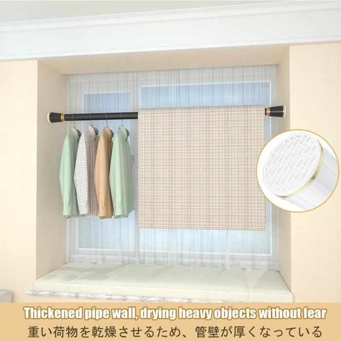Tringle Rideau Extensible 200cm 300cm 500cm Tringle À Rideaux Télescopique Sans Perçage -Diamètre 33 Mm -barre De Douche Extensible Pour Balcon Et Armoires(Gris,40-55cm Tringle Rideau Extensible 200cm 300cm 500cm Tringle À Rideaux Télescopique Sans Perçage -Diamètre 33 Mm -barre De Douche Extensible Pour Balcon Et Armoires(Gris,40-55cm