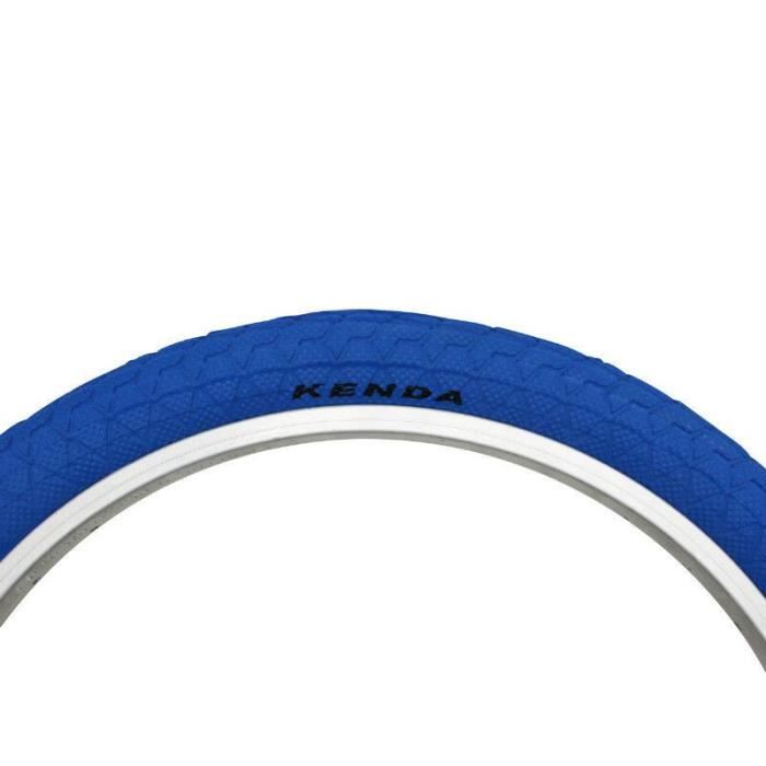 Pneu BMX Kenda Slick Bleu – 20 X 1.95 (50-406) – Neuf Sous Blister