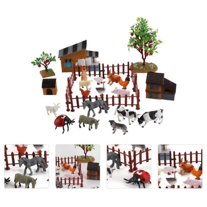 1 set / 28pcs Mini Figurines d'animaux de la ferme amusante réalistes  figurine miniature - personnage miniature monde miniature - Cdiscount Jeux  - Jouets