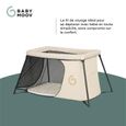 Babymoov Lit parapluie Moov&Sleep - Ultra Compact & Léger (<5kg) - Montage/Pliage rapide et simple - Intérieur/Extérieur, Sable-2