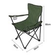 KEDIA. Chaise Pliante Camping Confortable Fauteuil Pliant Camping Siege de Peche Chaise de Sac Portable Ultra Légère-2