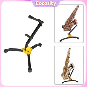 Support Saxophone Alto/Ténor Avec Porte Flûte - Rayzm, Portable Et Réglable