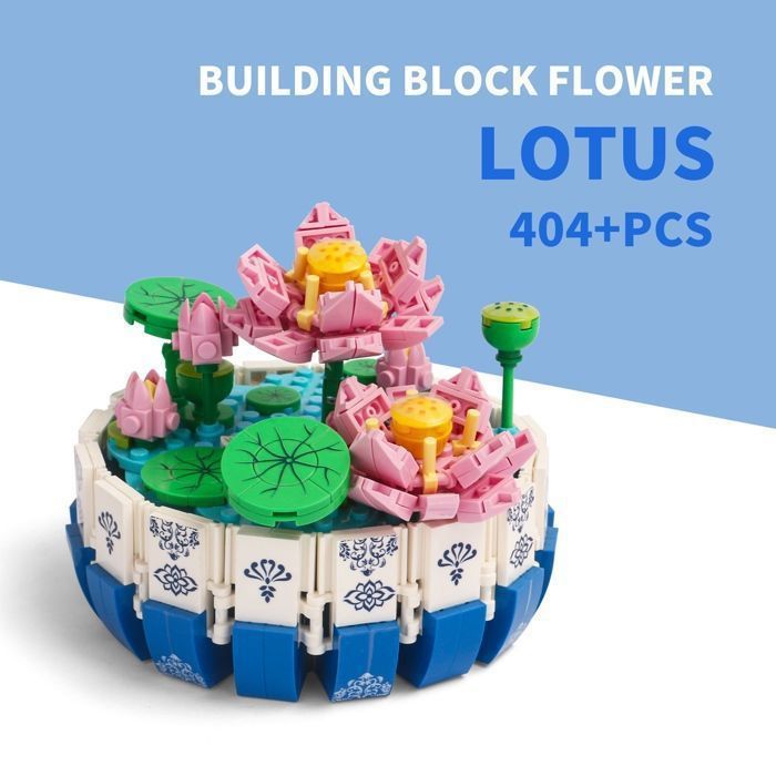 Blocs de Construction Floraux - Garosa - Kit d'Assemblage Fleur ...