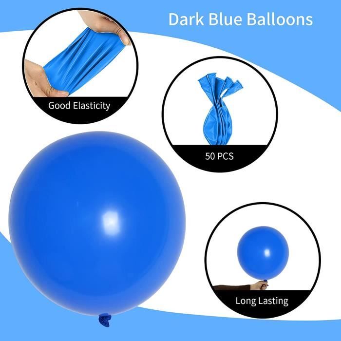 Lot 8 Ballons Bobo Transparents – 50 Cm – TPU Résistant – Fête Anniversaire Mariage – Déco Réutilisable