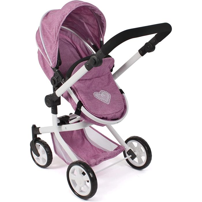 Poussette de poupée combinée jara papillon multicolore Bayer Chic 2000 Poussette de poupée combinée jara papillon multicolore Bayer Chic 2000