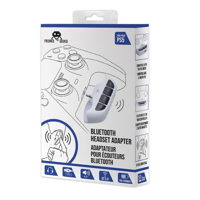 Adaptateur Bluetooth POUR Manette PlayStation PS5 pour Casque Bluetooth /  Ecouteurs Airpods Bluetooth HQ - Cdiscount Informatique