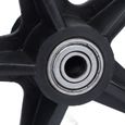 Cikonielf roue de déambulateur Roulement en métal 608ZZ de remplacement de moyeu de roulette de déambulateur de fauteuil roulant-3