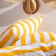 Parure de lit - TODAY Summer Stripes - 240x220 cm - 2 personnes - coton imprimé rayé-3