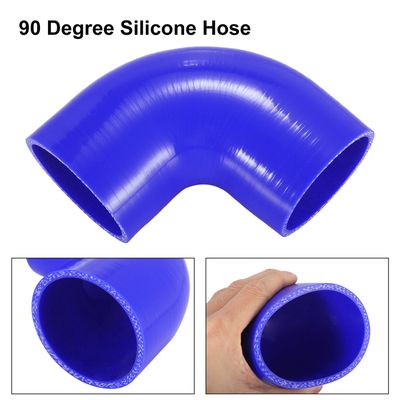 Tuyau En Silicone Bleu 90° Pour Voiture – Refroidissement Universel – 45-51 Mm X 90 Mm