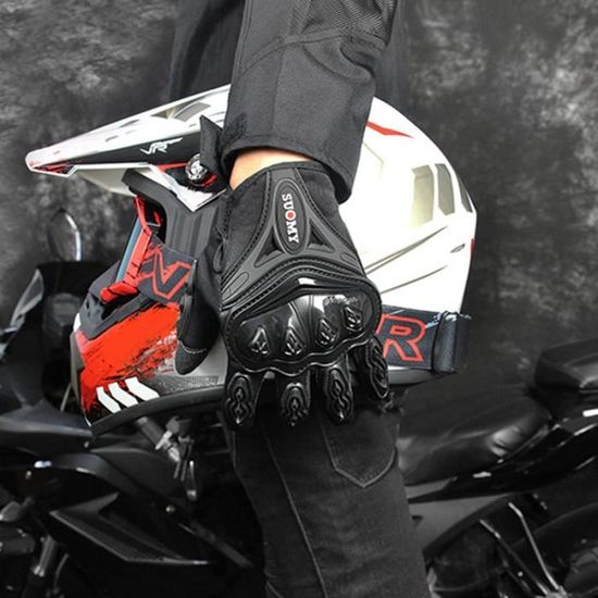 Dww-gant Moto Homme Respirant Cran Tactile Plein-doigt Pour La Course De  Moto, Gants Scooter Anti-glissant, Gants De Moto Femme Et Homme Pour  Motocro