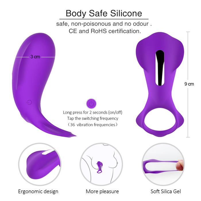 Anneau Du Plaisir (cockring) Pour Homme En Silicone Blanc Extensible - 50/40/5 Mm - Mage Chic