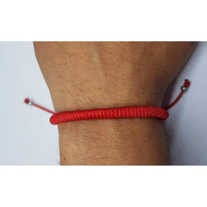 Bracelet Femme Fil Rouge Porte-Bonheur Protection Homme Neuf