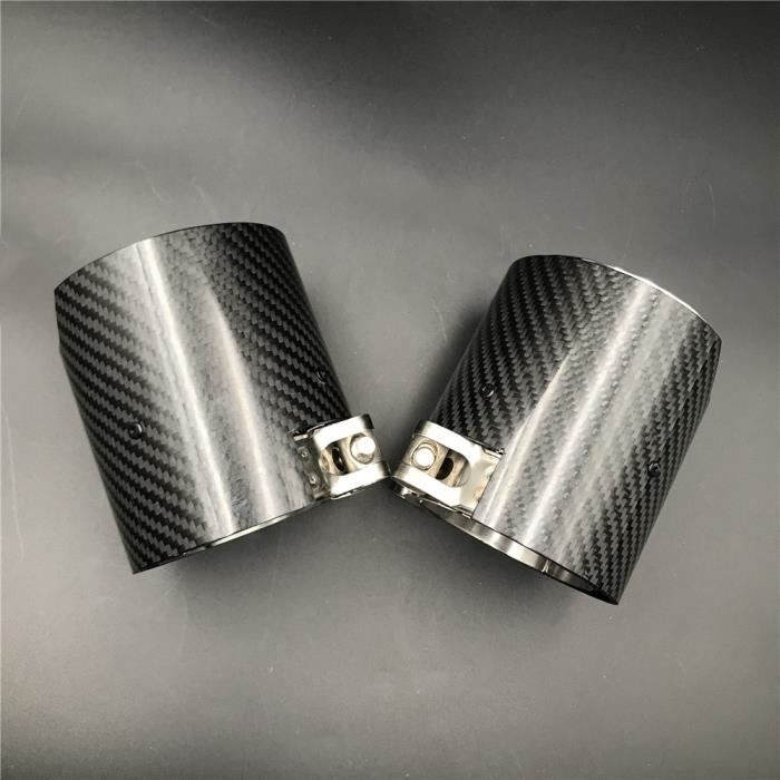 Embout D'Échappement Inox Audi A4 A5 A6 A7 RS - Droit Argent, Look Sportif