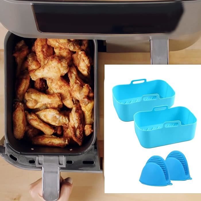 Pot Silicone Air Fryer 2 Pièces Plat Silicone Réutilisable Pour Friteuse À  Air Accessoires Air Fryer Ninja Pour Airfryer,Mi[x384]