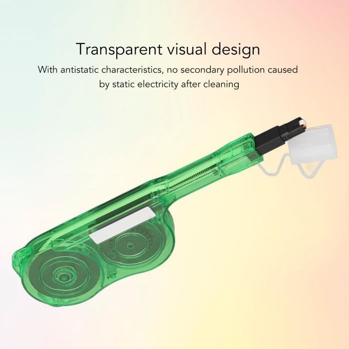 COMPTYCO Fiber Tool Kit 12pcs One Click 1.25/2.5mm SC FC ST LC MPO Stylo De Nettoyage/Boîte Outil De Nettoyage Pour Fibre Optique | Nettoyeur De Fibres Optiques | Kit D'outils De Nettoyage