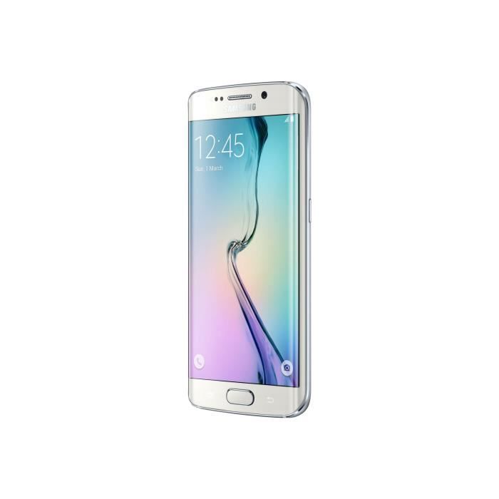 Samsung Galaxy S6 edge SM G925F smartphone 4G LTE Advanced 32 Go GSM 5.1 2560 x 1440 pixels 577 ppi Super A SM G925FZWAVD2 Cdiscount Telephonie