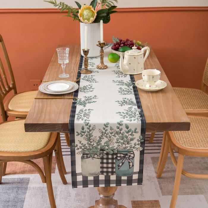 Chemin De Table Moderne Rouge | Mon Chemin De Table