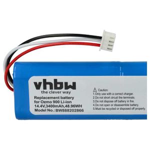 Batterie De Remplacement Pour Aspirateur Robot Ecovacs - 14.8V 2600mAh - Compatible 4ICR19/65, BL7402A