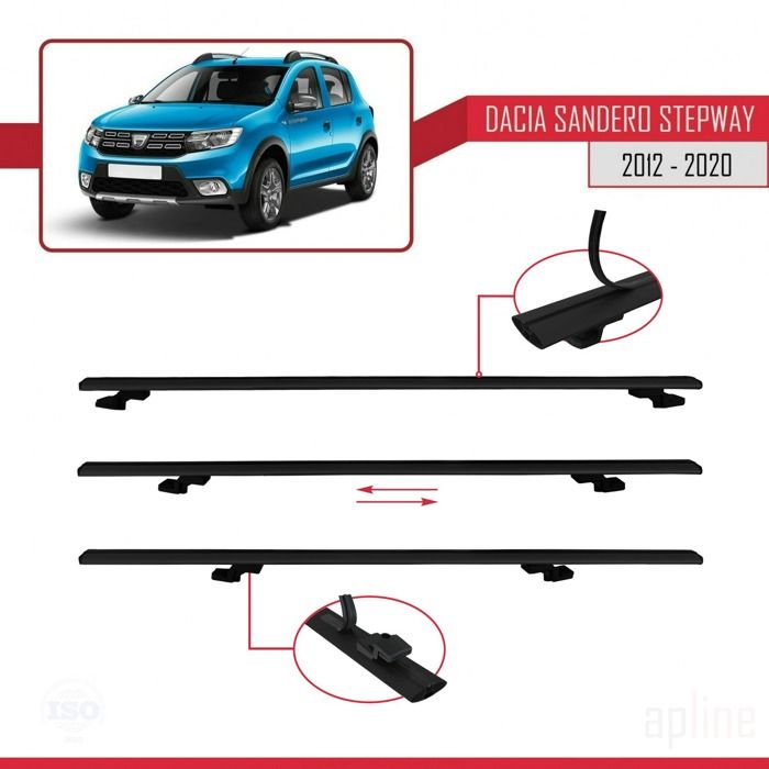Jeu De Barres De Toit / Rampe Pour Dacia Sandero I Stepway (jusqu'à Oct. 2012) - Occasion