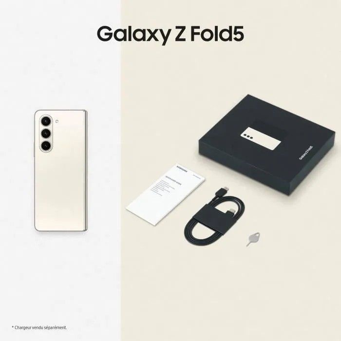SAMSUNG Galaxy Z Fold5 256 Go 5G Crème Single SIM - Version US