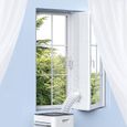 Kit joint fenêtre 500cm - Étanche pour climatiseur mobile - Fermeture éclair adhésive PIQUET D'ATTACHE