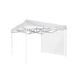 (Blanc) auvent tente toile d'ombrage voile pop-up auvent abri instantané terrasse extérieure jardin camping-0