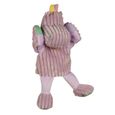 Doudou Hippo marionnette Hippopotame Violet parme Les Doubambins 30 cm Bébé fille - BABYNAT-0