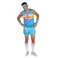 Déguisement Ken aérobique homme - XL - Barbie - Costume complet avec haut, short, chaussettes et bandeaux-0