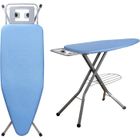 Table à Repasser,120 x 45 cm,TUNCCO Planche à repasser Pliable,Pour Centrale Vapeur,Hauteur Réglable,Avec Housse,Bleu