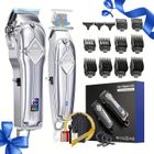 JARBO Tondeuse Cheveux Professionnelle avec Ecran LED Sans Fil Rechargeable avec 9 Sabots,Cadeau idéal pour la famille et les amis