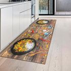 TEPPICH-TRAUM Tapis de Cuisine - Noname - Piments Colorés - Lavable - Antidérapant - 80 x 250 cm