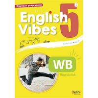 Livre - English Vibes ; anglais ; 5e ; A2-B1 ; workbook (édition 2017)